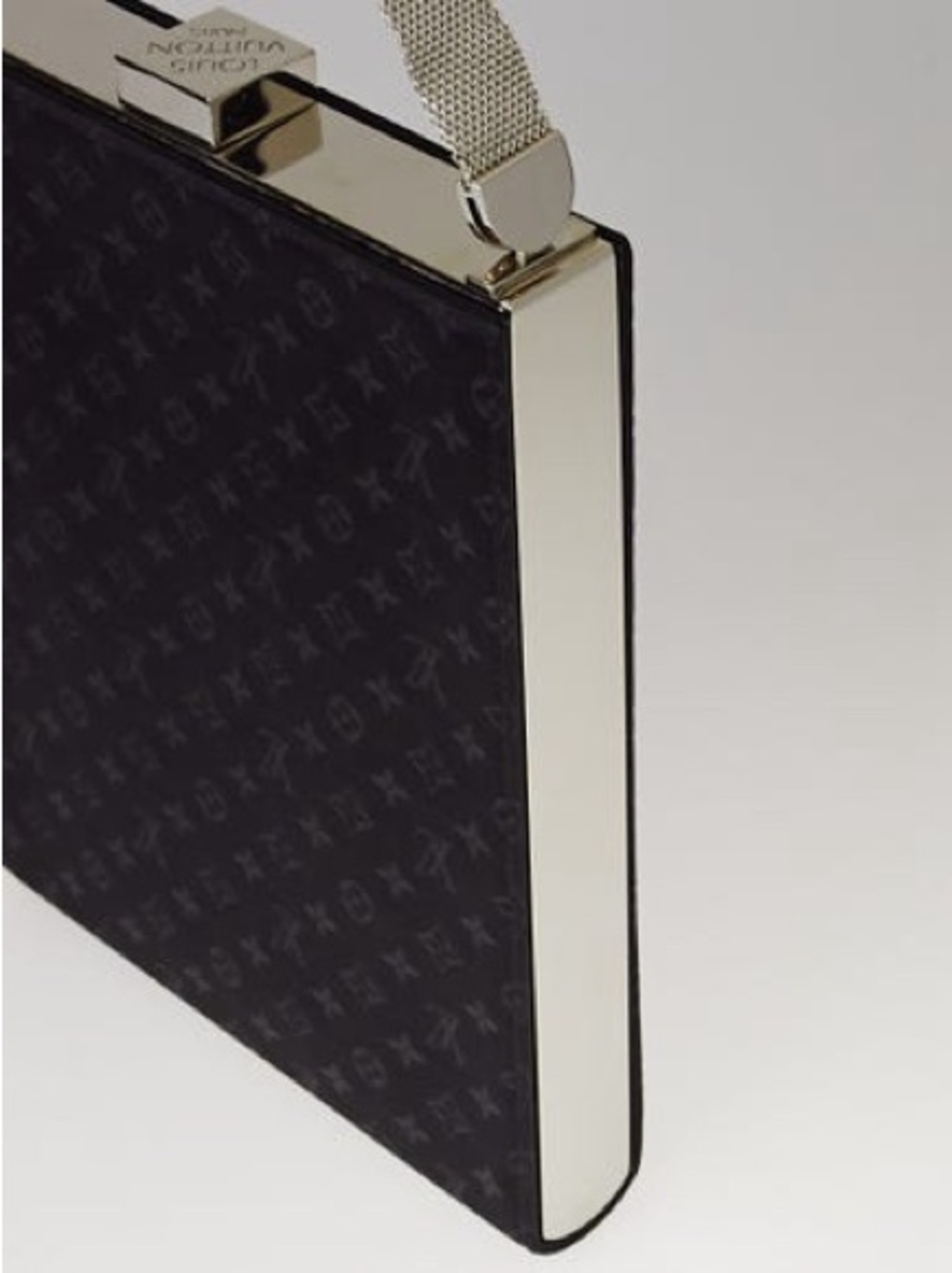 Louis Vuitton satin black Monogrammed vintage bag